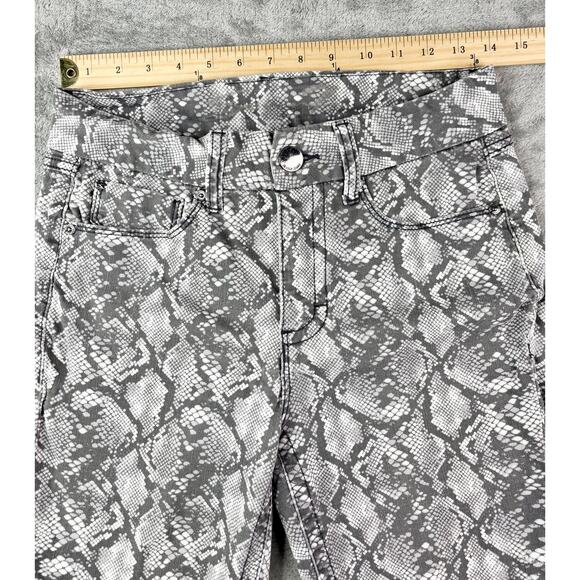 Seven7 Jeans size 6 woman snake print  high-waisted stretch denium designer - Picture 10 of 14